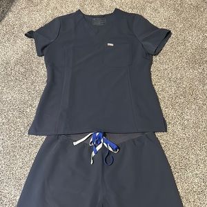 Grey women’s Figs scrubs